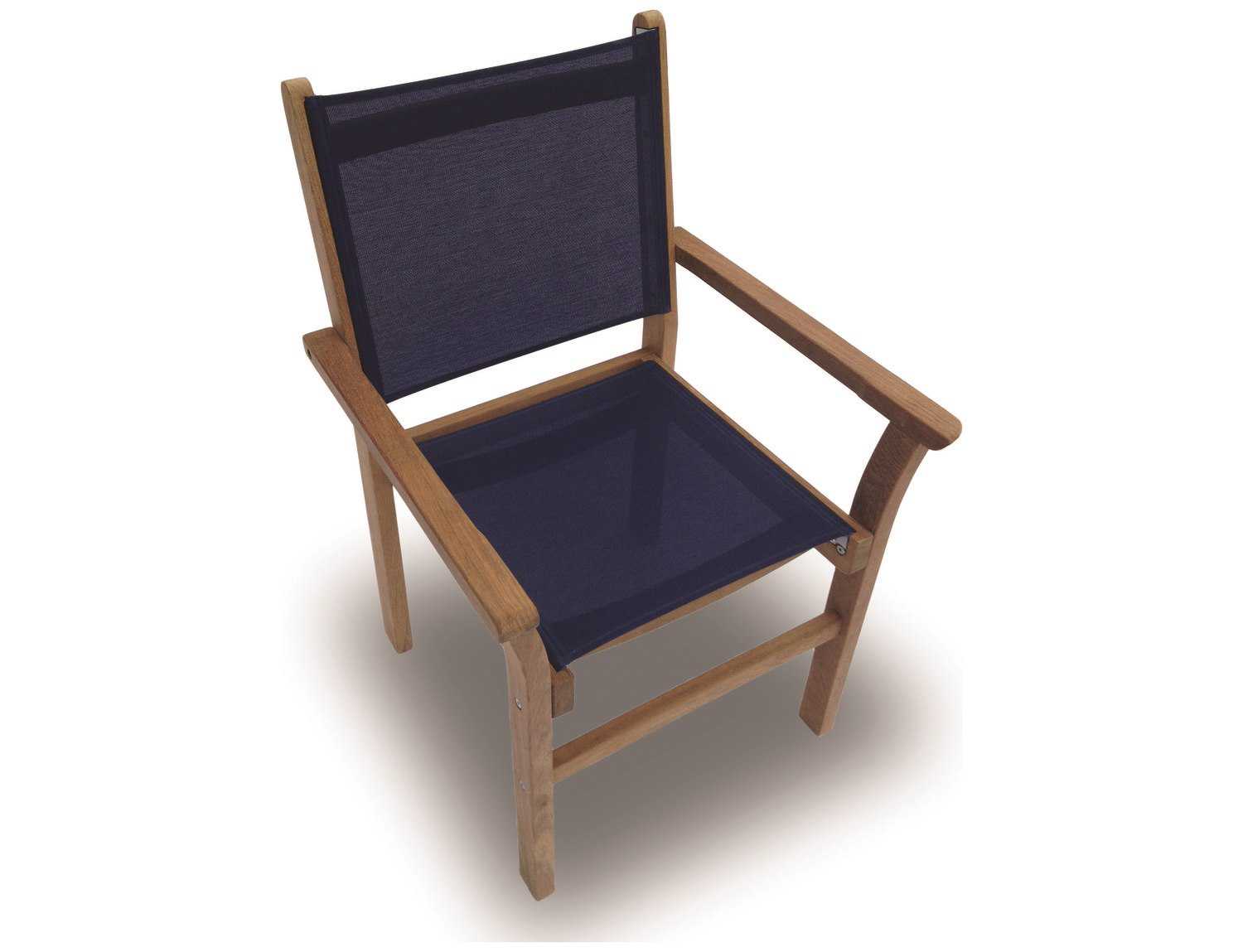 While a great desk chair will go a long way towards making your work day more comfortable, many ergonomic models come with pretty steep price tags. Royal Teak Collection Captiva Navy Sling Stackable Dining