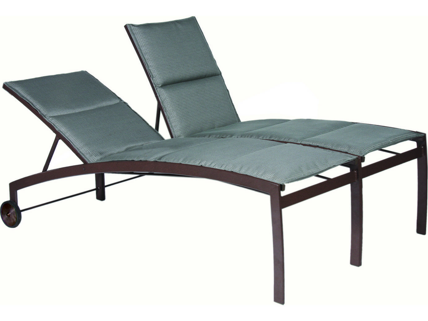 Suncoast vision sling cast aluminum chaise lounge with wheels