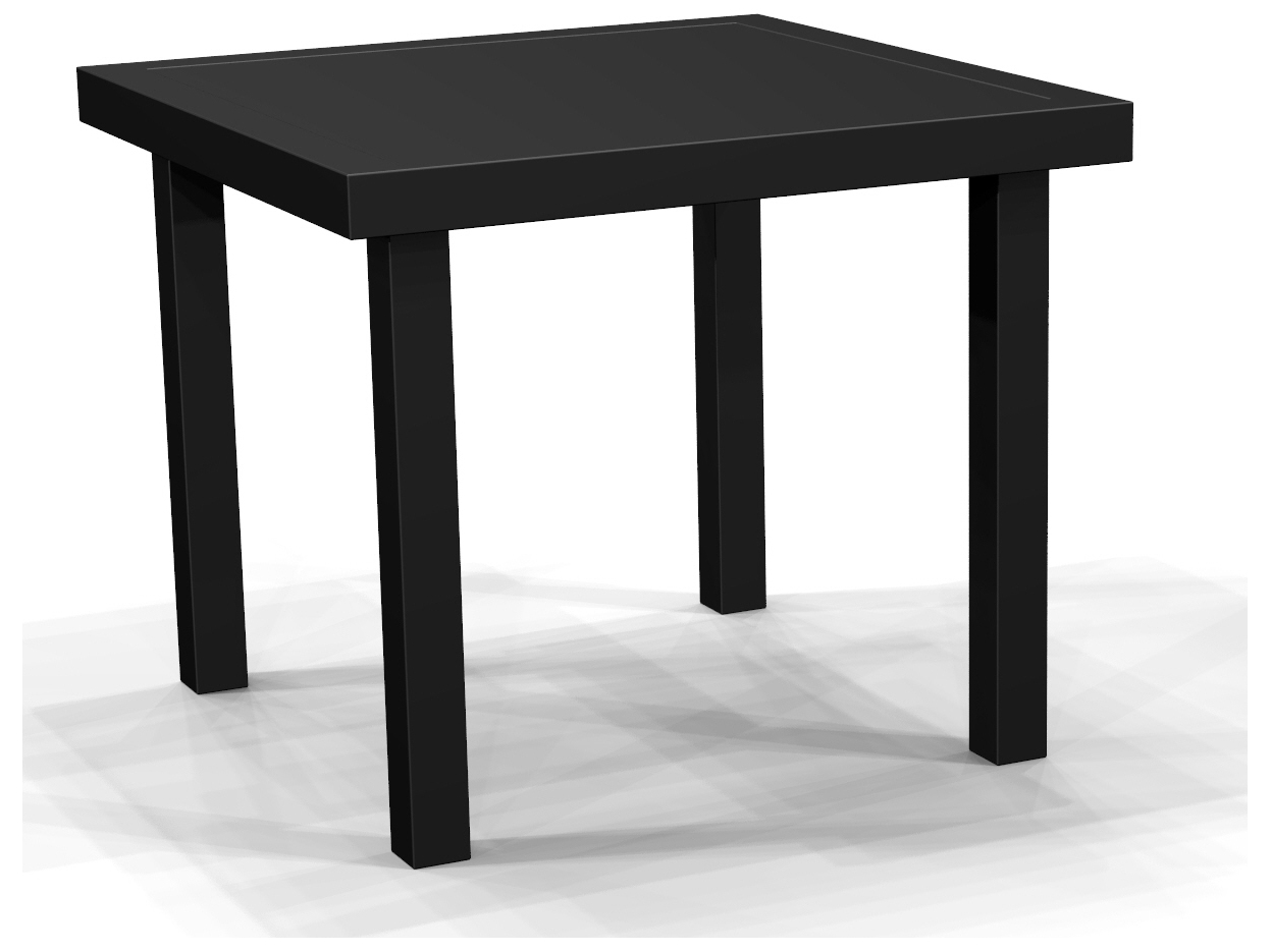 This umbrella side table is no exception and will add a timeless look to any . Winston Quick Ship Jasper Woven Textured Pewter Aluminum 24 Wide Square Solid Top Side Table Wshq20006