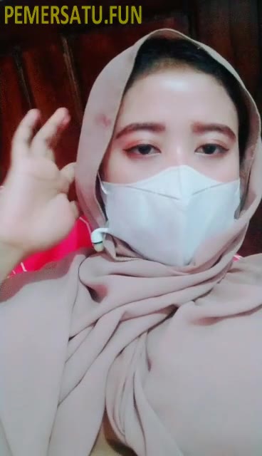 jilbab ange itunya pink