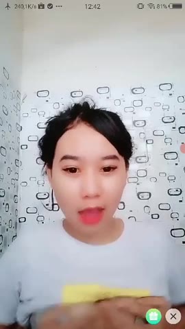 AMERLITA baju putih BH abu-abu biru