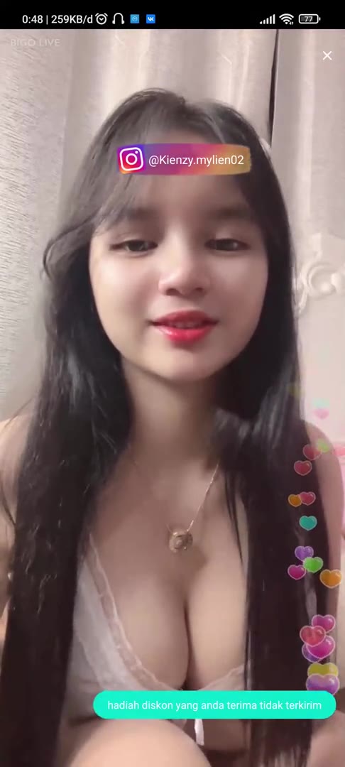 Kienzy tiktok live bigo hot 2