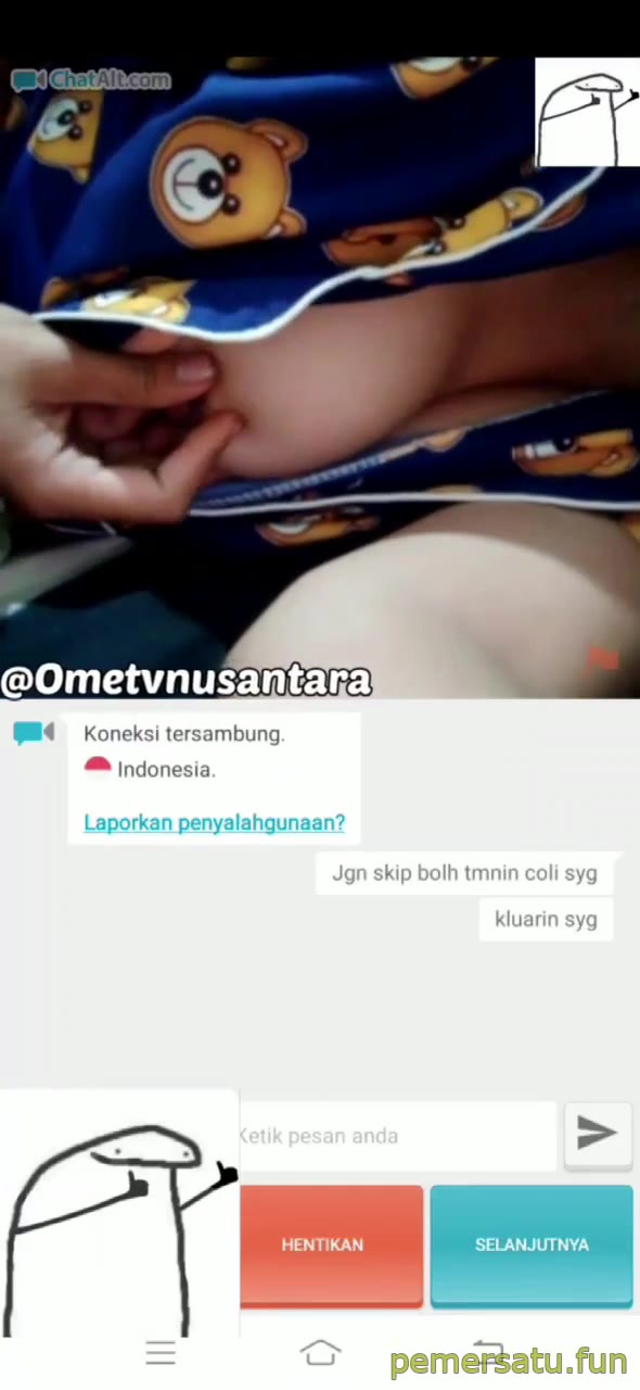 Ome Tv – Abg Kasih Liat Toket Pake Baju Tidur