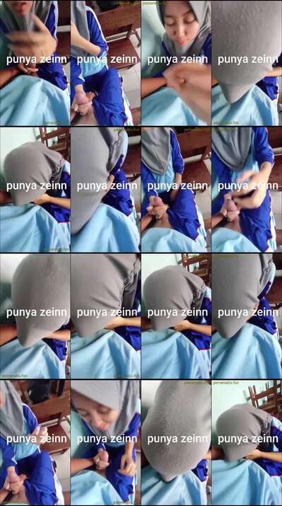 hijab sange punya zeinn sepong kontol