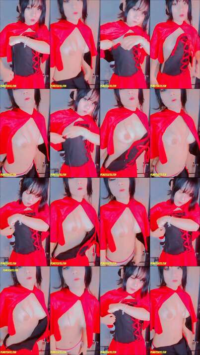 dede gemes 18yo suka cosplay suka colmek part (3)