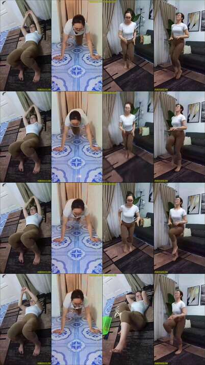 tante kacamata olahraga
