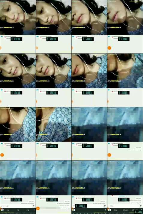 ometv 18yo cantik baju biru