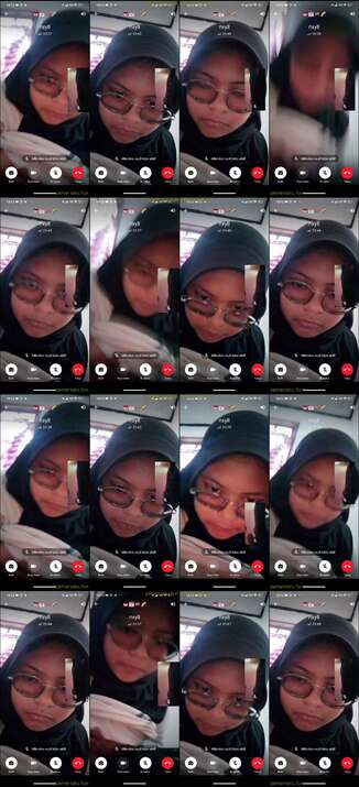 rekam hijab dinda mantan saat vcs colmek (10)