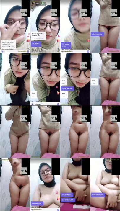 jilbab kacamata sange vcs barbar
