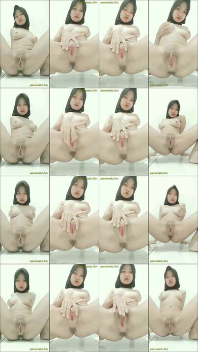 Hijab Sange Putih mulus bening abg 18yo pemersatu fun (5)