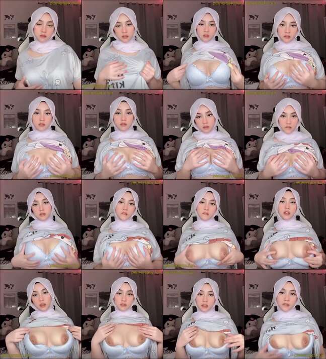 Vallen Hijab Putih Malay (2)