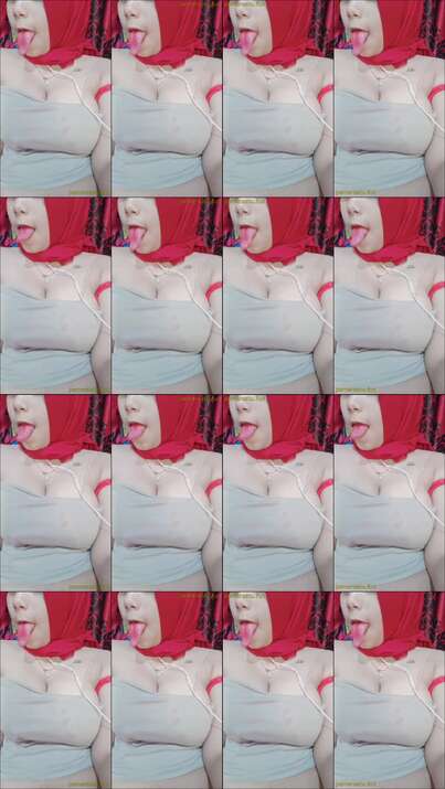 Talent indy pack 2 hijab toge sange abg 18yo (90)