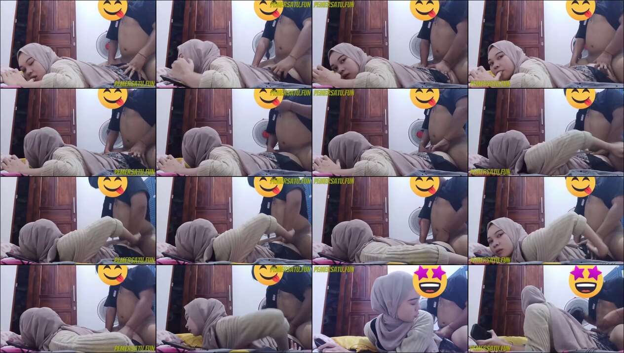 entot hijab pasrah selingkuhan gaya tiduran