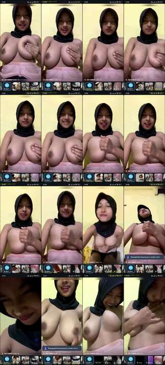 hijab toket brutal