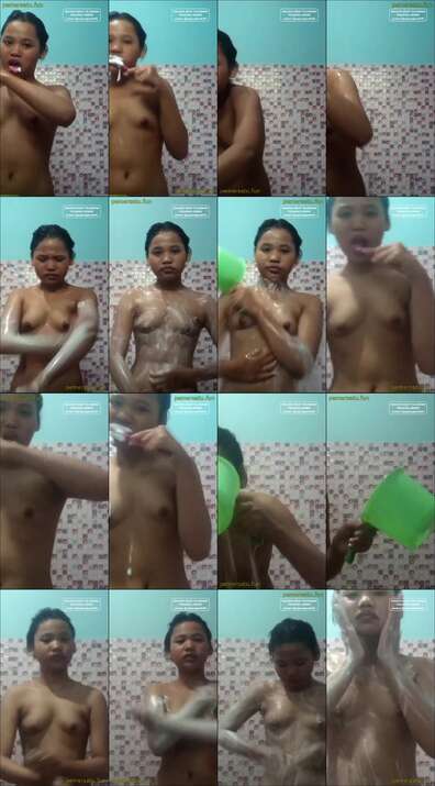 jilbab abg 18yo toket kecil colok memek saat mandi pemersatu fun (3)