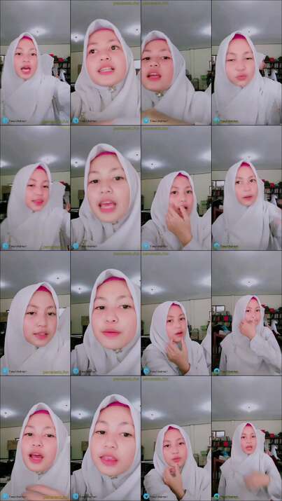 P1 Nina Abg Hijab 18Yo Ngangkang Colok Memek Becek 1