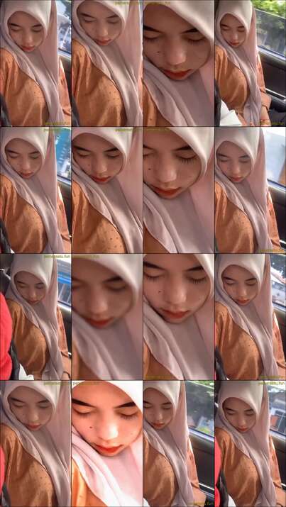 hijab cantik tidur