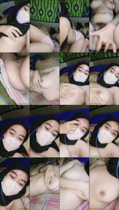 jilbab hitam cantik birahi colok memek (1)