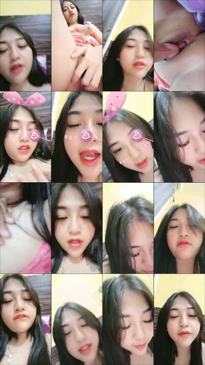 Sepong Dildo Permen Sambil Elusin Memek Sange