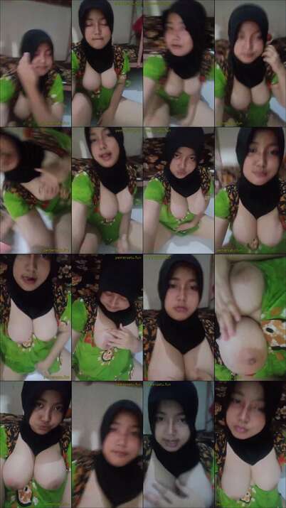 hijab putih mulus cantik sangean (1)