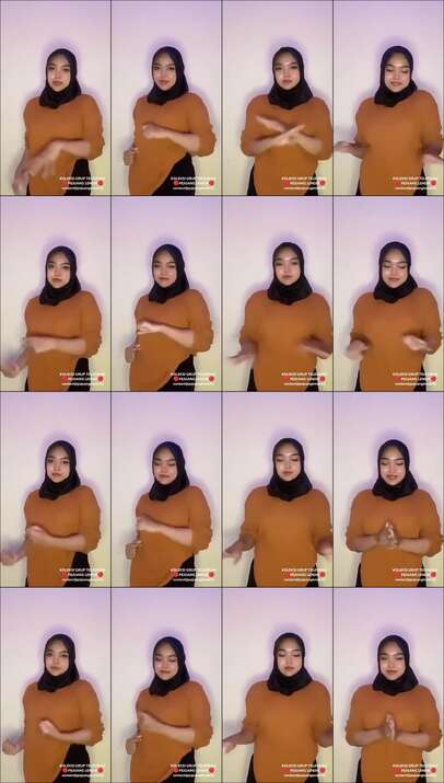 Renii Jilbab ABG 18yo Tiktoker Goyang panas (1)