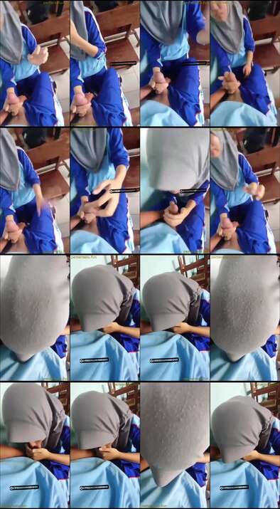 hijab abg 18yo sepong di kelas saat sepi fulldur