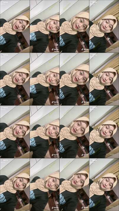 Tiktoker Jilbab Kacamata Cantik Gg86 6