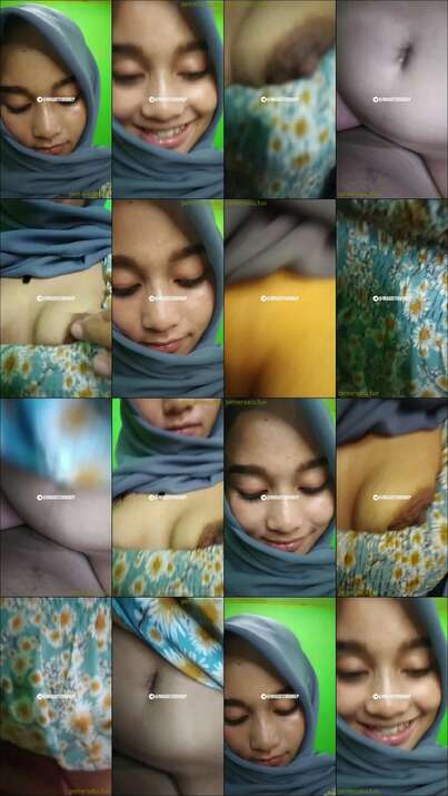 P2 Entot Tetangga Hijab Pakai Batik Bunga 2
