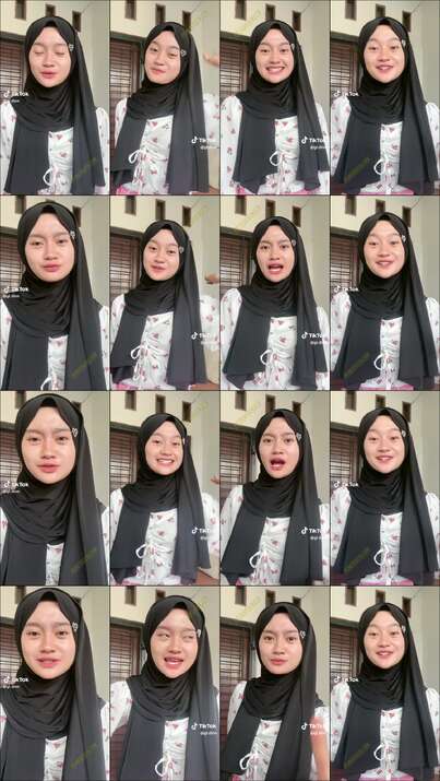 Tiktoker Jilbab Kacamata Cantik Gg86 5