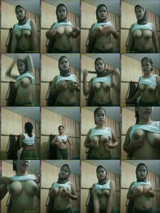 P108 Maya Abg 18Yo Hijab Sange Puting Lebar 108