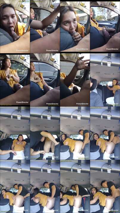 Drama tante udah gak tahan di mobil pun jadi
