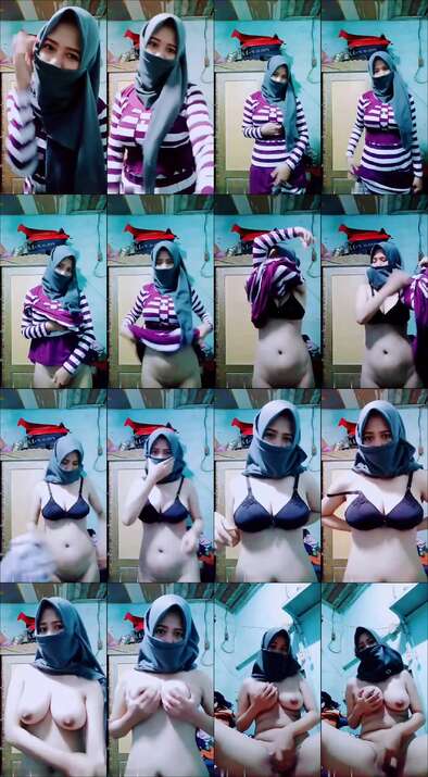 8dvdv-Aksi Nekad Cewe Jilbab Baju Belang