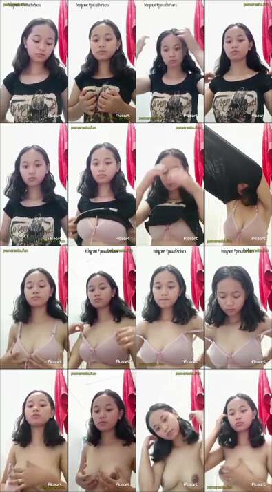 cantik kaos hitam 18yo sange buka baju