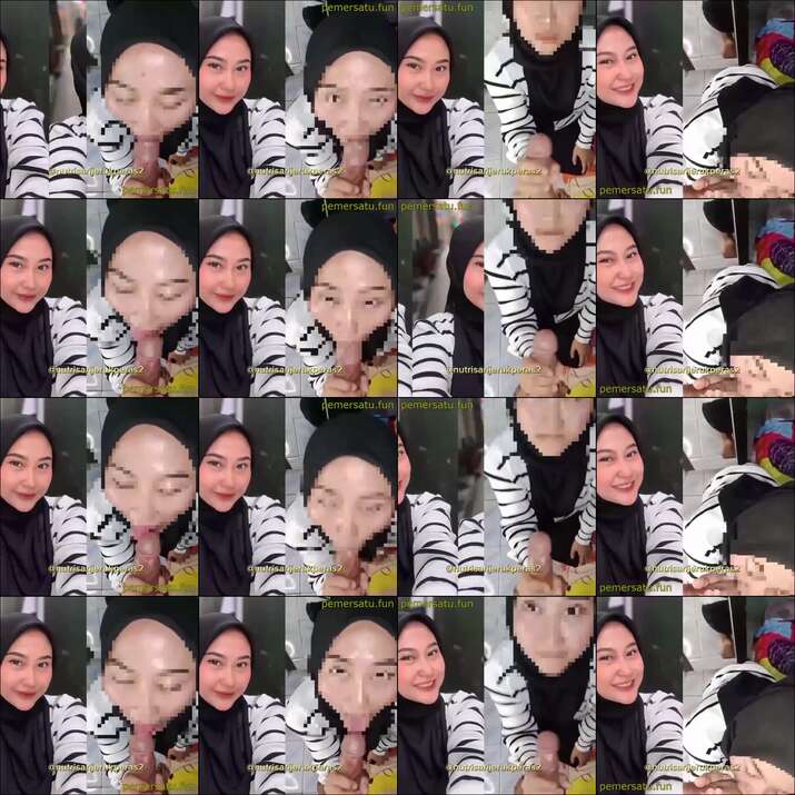 hijab skandal cantik sepong