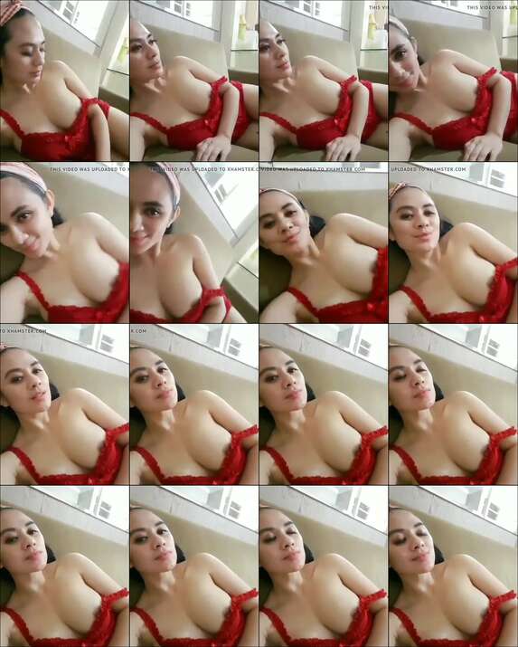 Kimaya Agata Nipple Slip (Red Lingerie) - Indonesian Model (12188621)