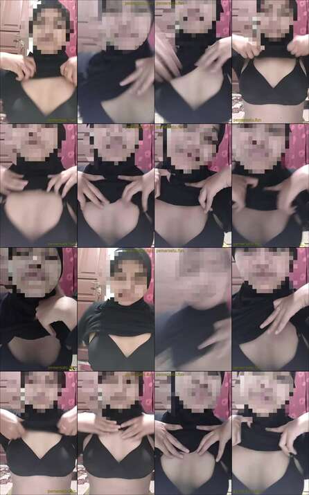 P8 Jilbab Hitam Body Imut Suka Pap Endingnya Tentu Dientot 8