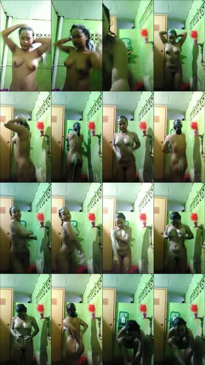 Abg Colmek & Pamer Di Kamar Mandi Cat Hijau 2
