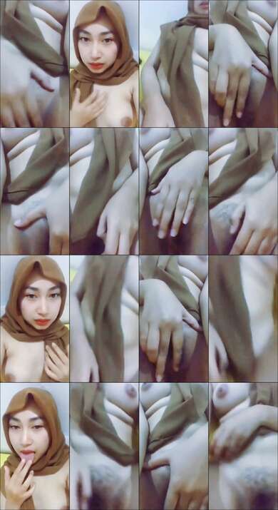 Abg jilbab cantik banget pamer colmek 4
