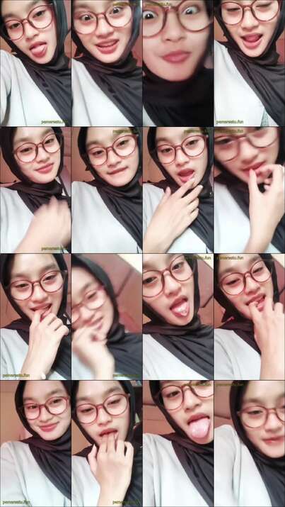 P3 Gairah Hijab Kacamata Cakep Sange 18Yo Sepong 3