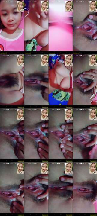 vcs hijab sange ternyata memek becek