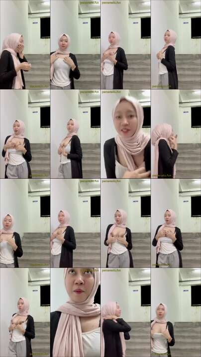 hijab tiktoker putih mulus pap tetek