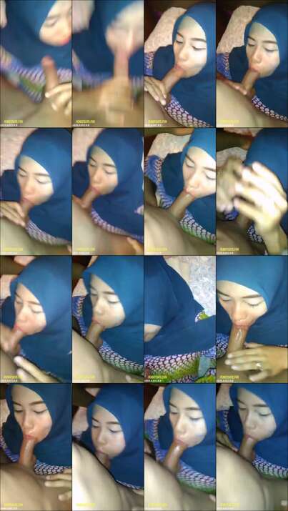 jilbab tudung biru dijejalkan kontol besar (new)