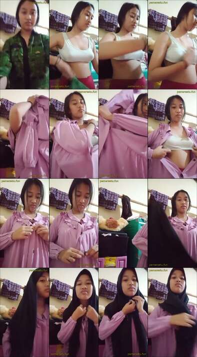 abg 18yo ganti baju tapi sange