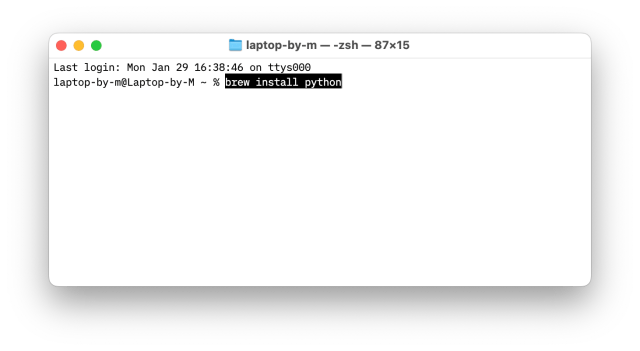install pip with Homebrew