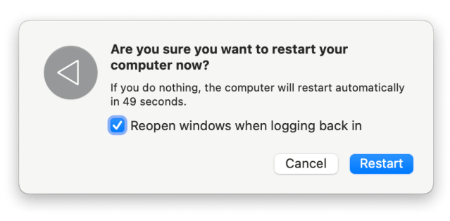 mac restart process mac restart process