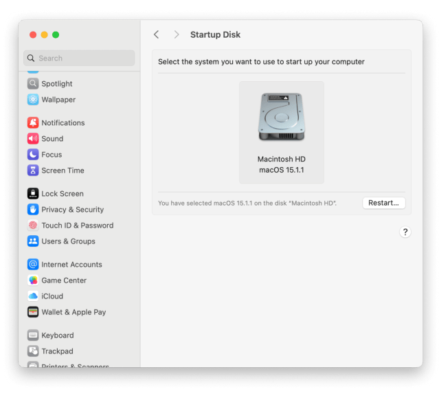 mac start up disk mac start up disk