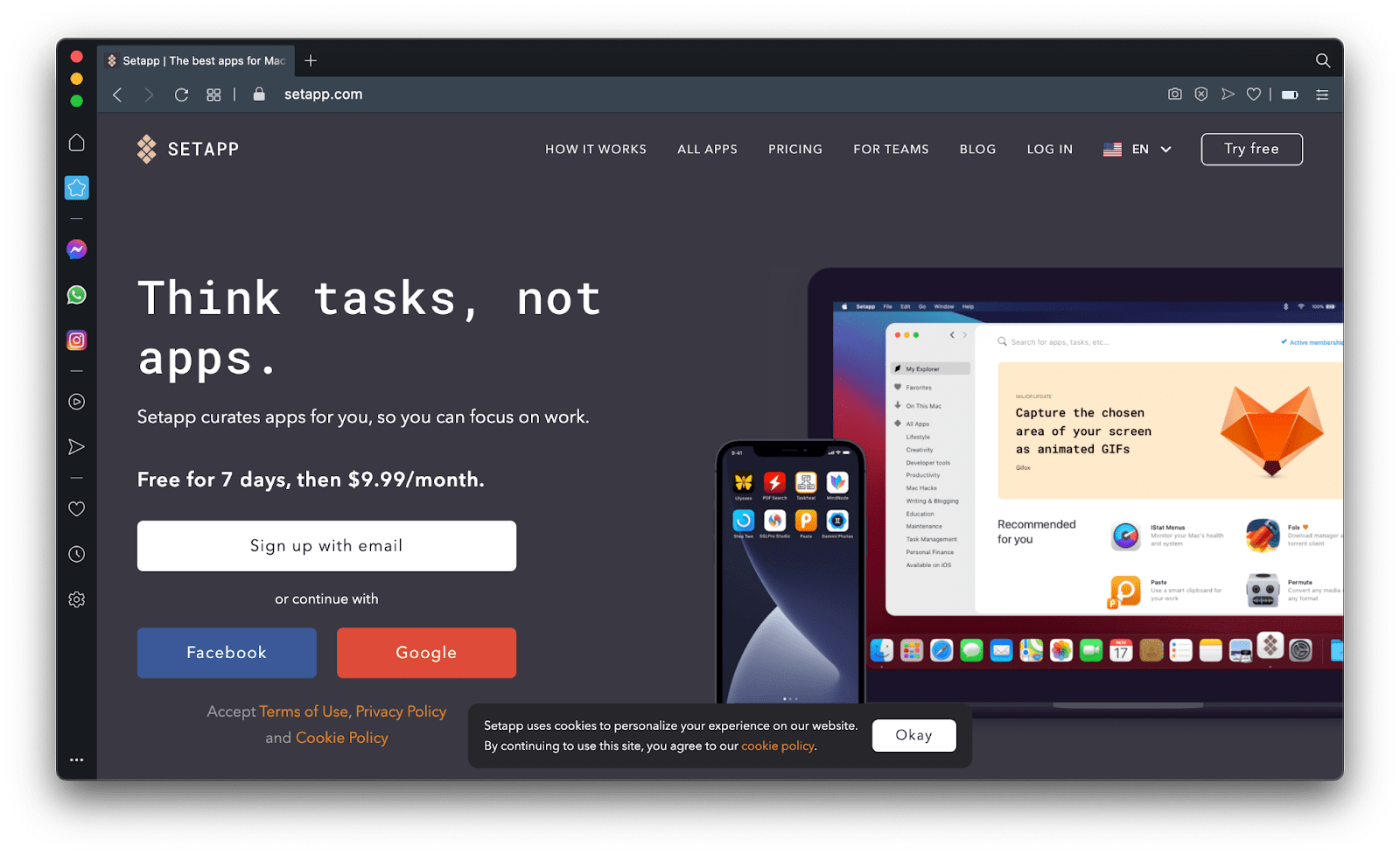The Best Browser For Mac Today - Stunning Dark Background - Full HD