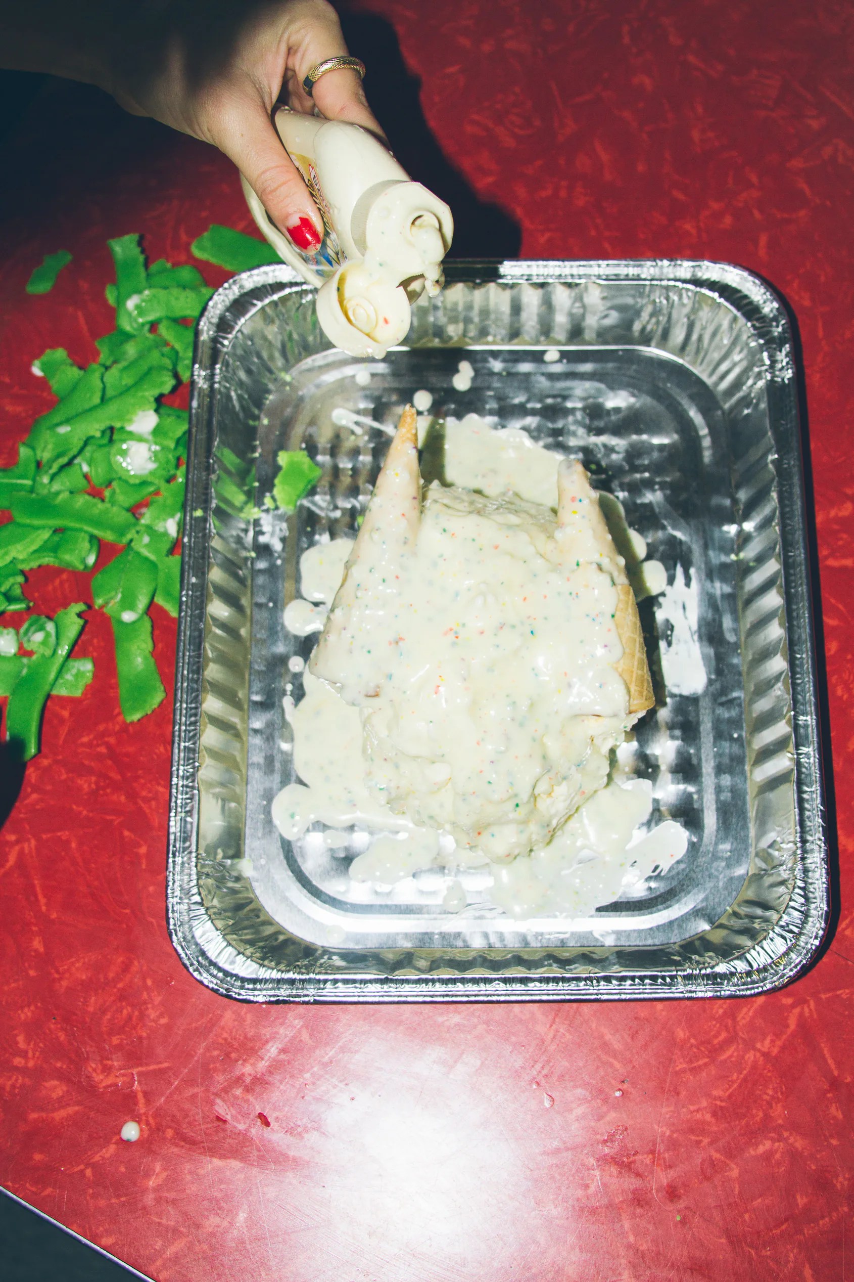 Turkey ice cream cake