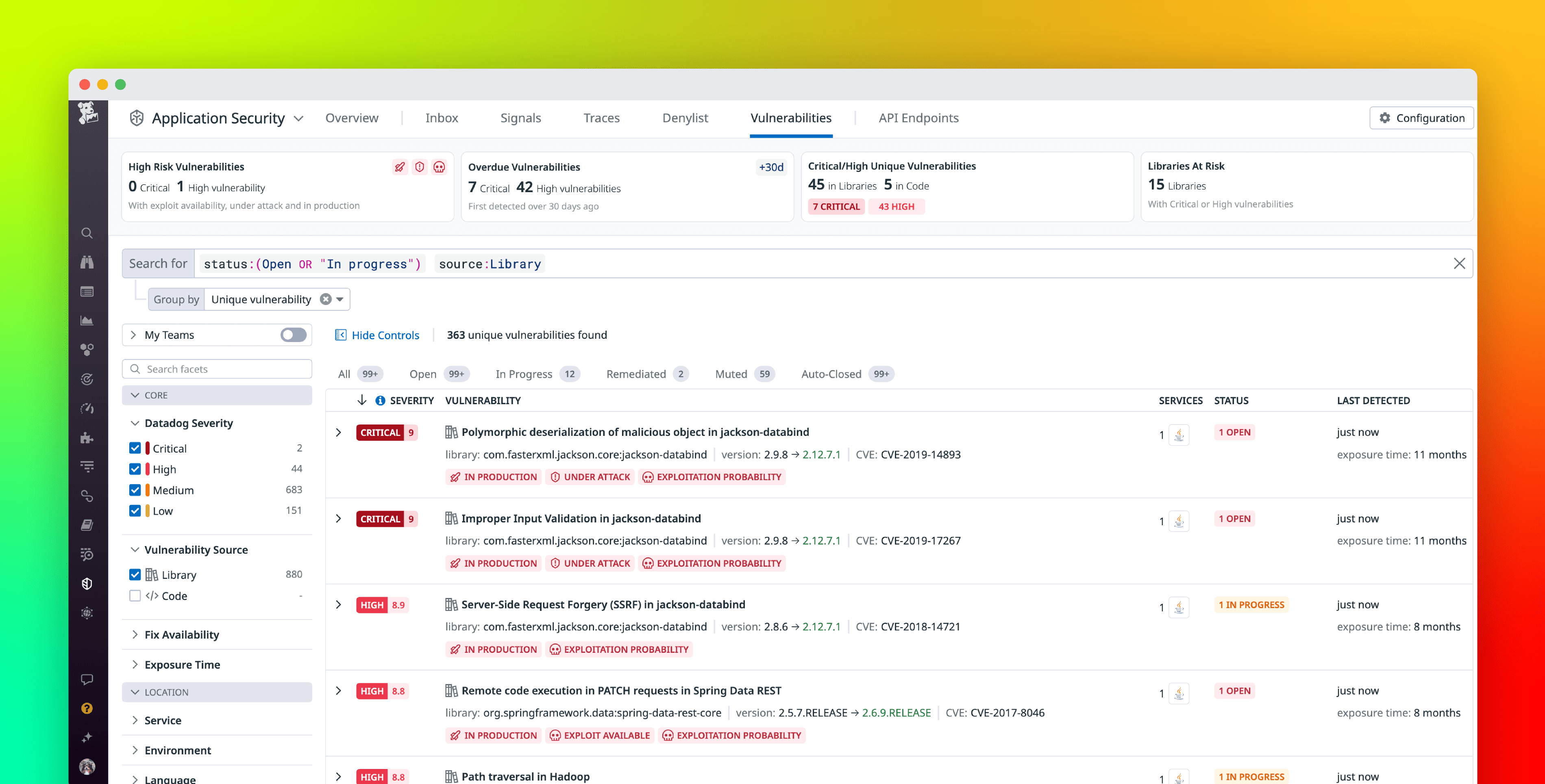Software Composition Analysis Datadog