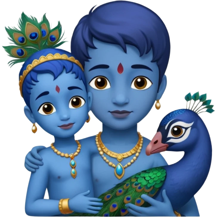 Bala Krishna With Calf - Download Amazing Colorful Texture | Retina